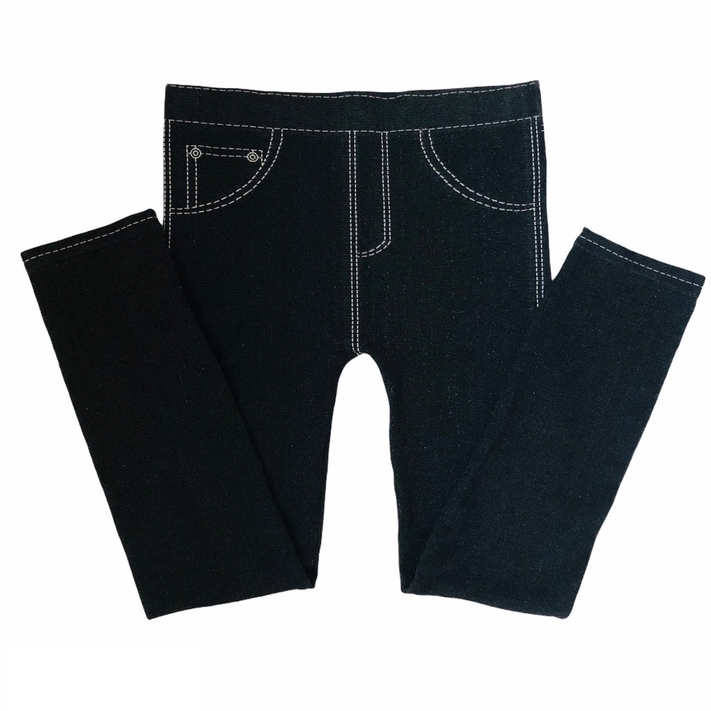 Choice Jean Looking Leggings Pull - on jeggings One size